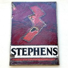 RARE 1922 1923 1924 Stephens Radiator Emblem Badge Porcelain Antique Vintage picture