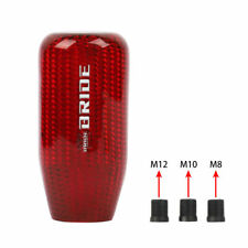 Universal BRIDE Red Real Carbon Fiber Manual Gear Stick Shift Knob Shifter picture