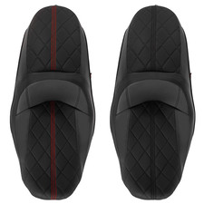 Driver Passenger Gel 1-Piece Seat Cushion For Harley Street Glide 2008-2023 picture