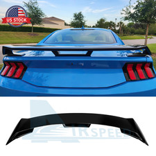Car Rear Trunk Spoiler Wing ABS Glossy Black Print for Ford Mustang 2024-2025 picture
