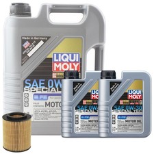 7L Liqui Moly Special Tec B FE 0W-30 Mahle Engine Oil Change Kit for E36 E60 RWD picture