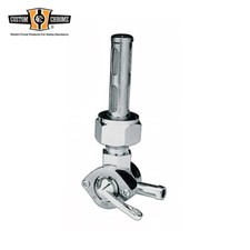 Chrome Fuel Petcock Fits For Harley 1975-Up Tanks With 13/16