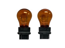Pack of 2 OEM Sylvania 3457NAK Amber Turn Signal Parking Light Bulbs 12V 3457A picture