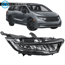 LED Chrome For Honda Odyssey 2021-2024 Headlight Headlamps Assy Right Side Clear picture