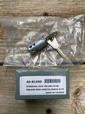 EMGO STEERING LOCK Triumph 82-6738 BSA 68-5050 NORTON 03-0175 picture