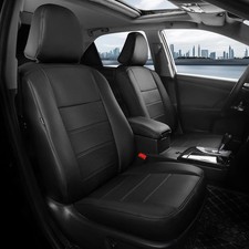FEINEPRO Custom Fit Seat Covers Toyota Camry 2012-2017 L LE XLE Black Full Set picture