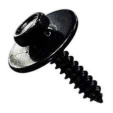 Black Hex Head Trim Screws - 4.2 x 1.41 x 20 MM Screw Size - 7 MM Head - 50 Pack picture