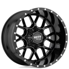 20x12 Moto Metal Wheels MO986 Siege Gloss Black Off-Road Rims (4pcs) picture
