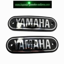 1969 - 1971 Yamaha Enduro AT1 CT1 MX Fuel Gas Tank Badge Emblem Set 227-24161-00 picture