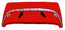 1963-1967 Protector Rear Deck Lid Convertible Clear picture