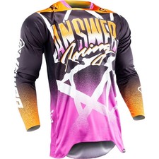 Answer 2026 Elite Jersey - Chaos Artifacts LE - Purple/Black/White, Medium picture