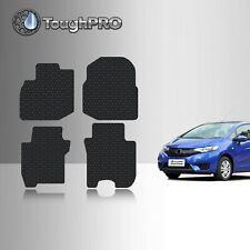 ToughPRO Floor Mats Black For Honda Fit All Weather Custom Fit 2009-2014 picture