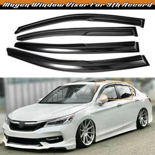 For 2013-2017 Honda Accord JDM Wavy Mugen Window Visor Rain Guard Vent 4 Pcs picture