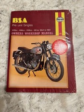 Haynes BSA pre unit big Singles Service Manual covers 54-61 new in wrapper *Bx74 picture