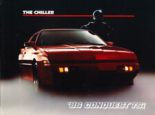 1986 Dodge Conquest TSi Turbo Sales Brochure Catalog Mitsubishi Chrysler Chiller picture