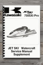 Jet Ski 750SXi Pro Watercraft Service Manual Supplement Printed picture