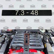BRABUS 7.3-48 engine plaque badge fits Mercedes-Benz M120 V12 (W140,W129) picture