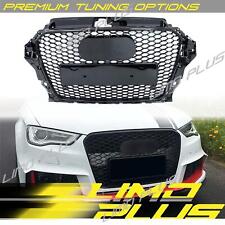 For 2013-2015 2016 Audi A3 S3 8V Honeycomb Front Black Grille RS3 Style picture