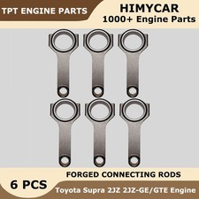 Forged H Beam Rods for Toyota 2JZ-Series 3.0L Engines 2JZ 2JZ-GE 2JZ-GTE NO BOLT picture