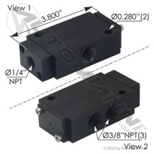 Automann 170.V13201M Air Pilot Valve 3 Way picture