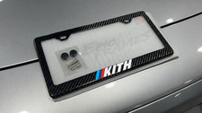 BMW x KITH (100% Real Carbon Fiber) ❗️❗️LIMITED EDITION LICENSE PLATE FRAME 🚚💨 picture