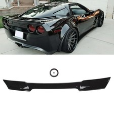 For 97-04 Corvette C5 | ZR1 Extended Style Glossy BLACK Rear Trunk Wing Spoiler picture