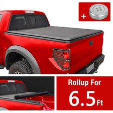 For 2004-2014 Ford F150 Fleetside 6.5 Ft Short Bed Soft Roll Up Tonneau Cover picture