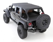 Smittybilt Extended Top Black Diamond For 2010-2018 Jeep Wrangler JK 4 Door picture