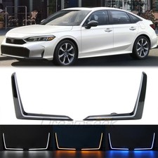 LED DRL for Honda Civic 11th 2025+ Daytime Running Light Fog Lamp w/ Turn Signal picture
