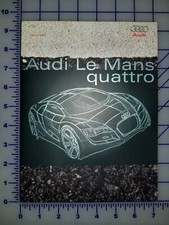 2004 Audi Le Mans Quattro Media Info Brochure   picture