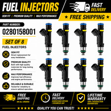 OEM Bosch Fuel Injectors Set of 8 0280158001 For Ford F-150 Expedition 5.4L picture