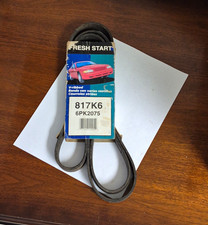 FRESH START V-Ribbed  817K6 6PK2075 Automotive Serpentine Belt picture