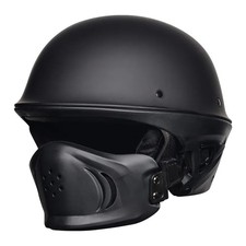 DOT Retro Motorcycle Half Helmet Open Face Low Profile ABS Unisex S M L XL picture
