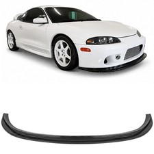 Front Bumper Lip Spoiler For 97-99 Mitsubishi Eclipse 2G, Black PU GT Style picture