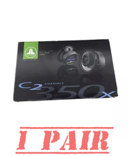 jl audio c2-350x 3.5 inch Corner Dash 2-Way coaxial Car Audio Speakers 75Watts picture