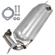 Stainless Steel Rear Exhaust Muffler&Gaskets For Smart Fortwo 1.0L 2008-2015 picture