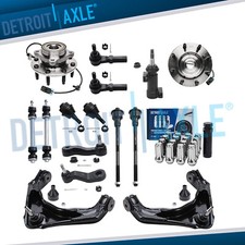 17pc Front Wheel Bearing Hub Control Arm Suspension Kit for Silverado 2500 3500 picture