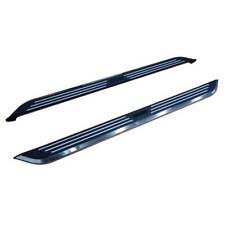 Black Horse PINNACLE Running Boards Black & Silver fit 2014-2020 Acura MDX picture