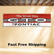GTO PONTIAC 2'X8' BANNER FLAG picture