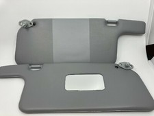 Fit For Mazda 626 1988-1991 Interior Vinyl Sunvisor Gray Pair LHD picture
