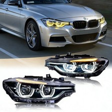 CCTC Retrofit F30 LCI LED White Yellow Dual Color Headlights Plug and Play for B picture