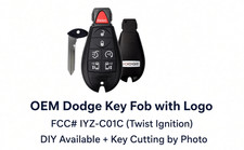 2013-2018 Dodge Grand Caravan OEM Fobik 7-Button Key Fob with Logo picture