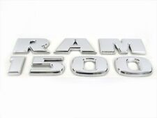 CHROME FOR 2005 - 2016 R-A-M 1500 FRONT FENDER / TAILGATE LETTERING EMBLEMS SET picture