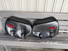 Genuine Harley-Davidson Softail Detachable Leather Saddlebags 88252-07 88253-07 picture