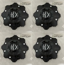 4 Cap Deal - KX OffRoad Matte Black Wheel Center Cap C-506-1 C-506-UP w/ Screws picture