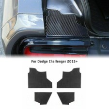 Real Carbon Fiber trunk bumper cover protection for Dodge Challenger Accessories picture