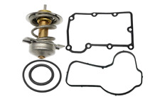 Thermostat+2x Gaskets+2x O-Rings for PORSCHE  Cayenne S Turbo Turbo S 2004-2006 picture