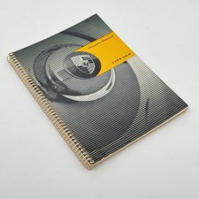 Jan. 1963 Porsche 356 B Spiral Bound DRIVER'S OWNER’S MANUAL Factory Original picture