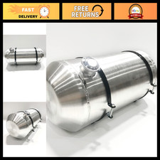 12.5 Gallon Aluminum Spun Round Gas Tank - End Fill, 3/8