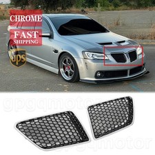 For Pontiac G8 GT GXP 2008-2009 Left & Right Front Bumper Grille W/ Chrome Trims picture